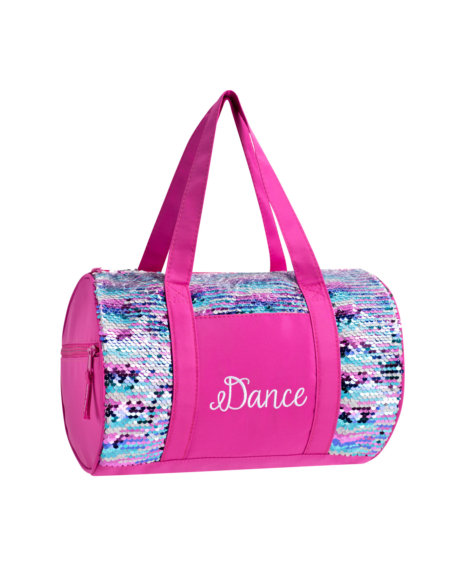 Horizon Dance Striped Sequins Duffel Pink