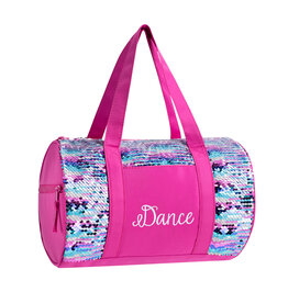 Horizon Dance Striped Sequins Duffel Pink