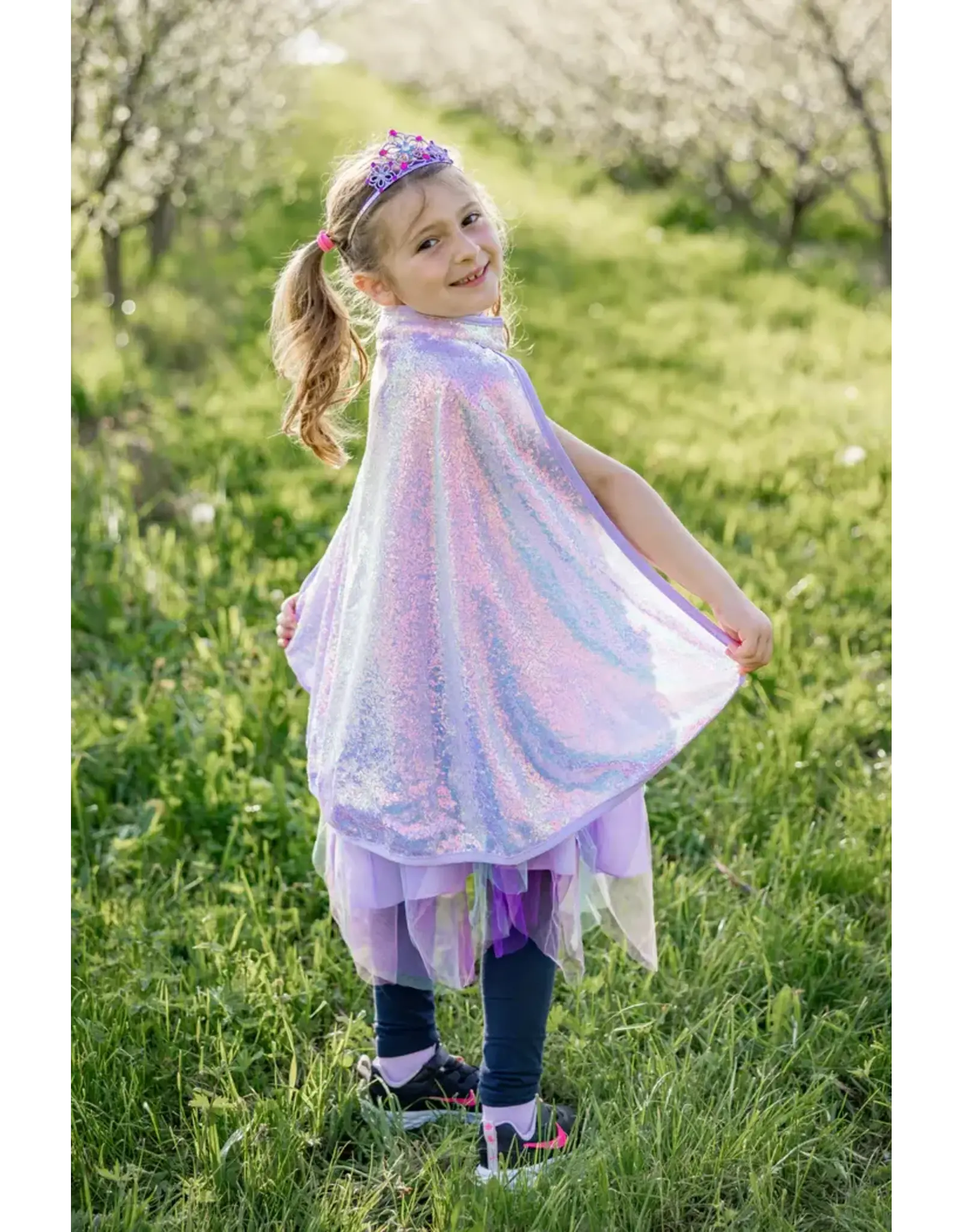 Great Pretenders Lilac Sequins Cape 5/6