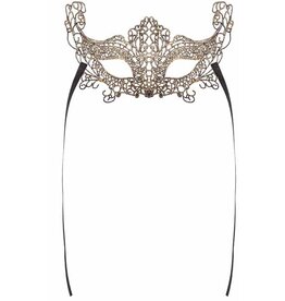 Beistle Lace Mask Gold