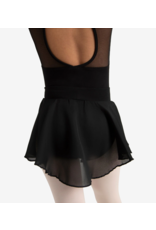 Capezio Pull On Georgette Skirt Black