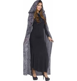 Fun World Forest Hooded Cape Black