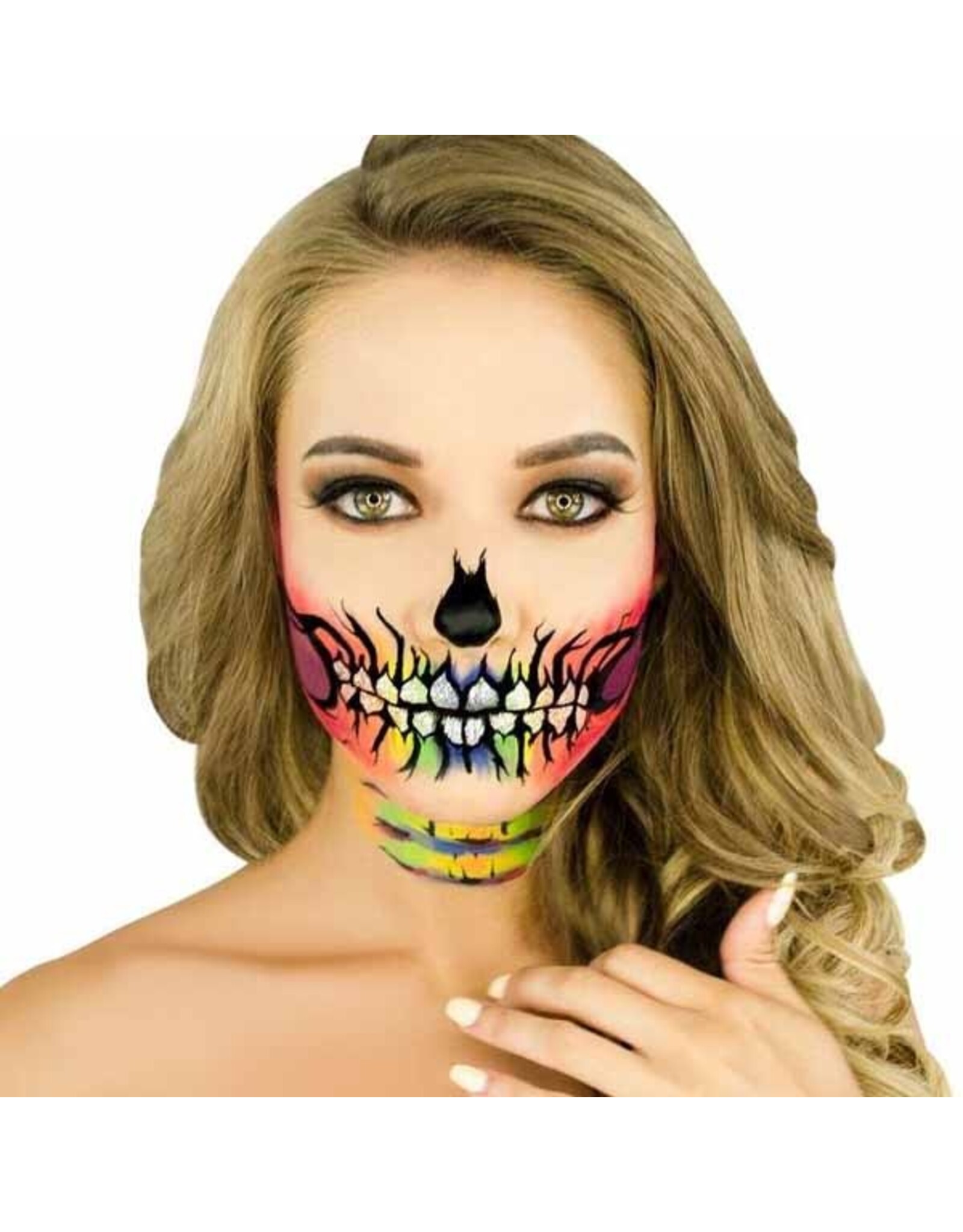 Cinema Secrets Rainbow Skull Makeup Kit