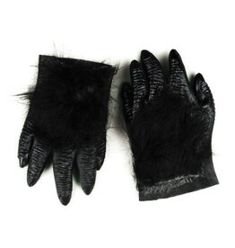 Forum Novelties Inc. *Discontinued* Hairy Hands  Black