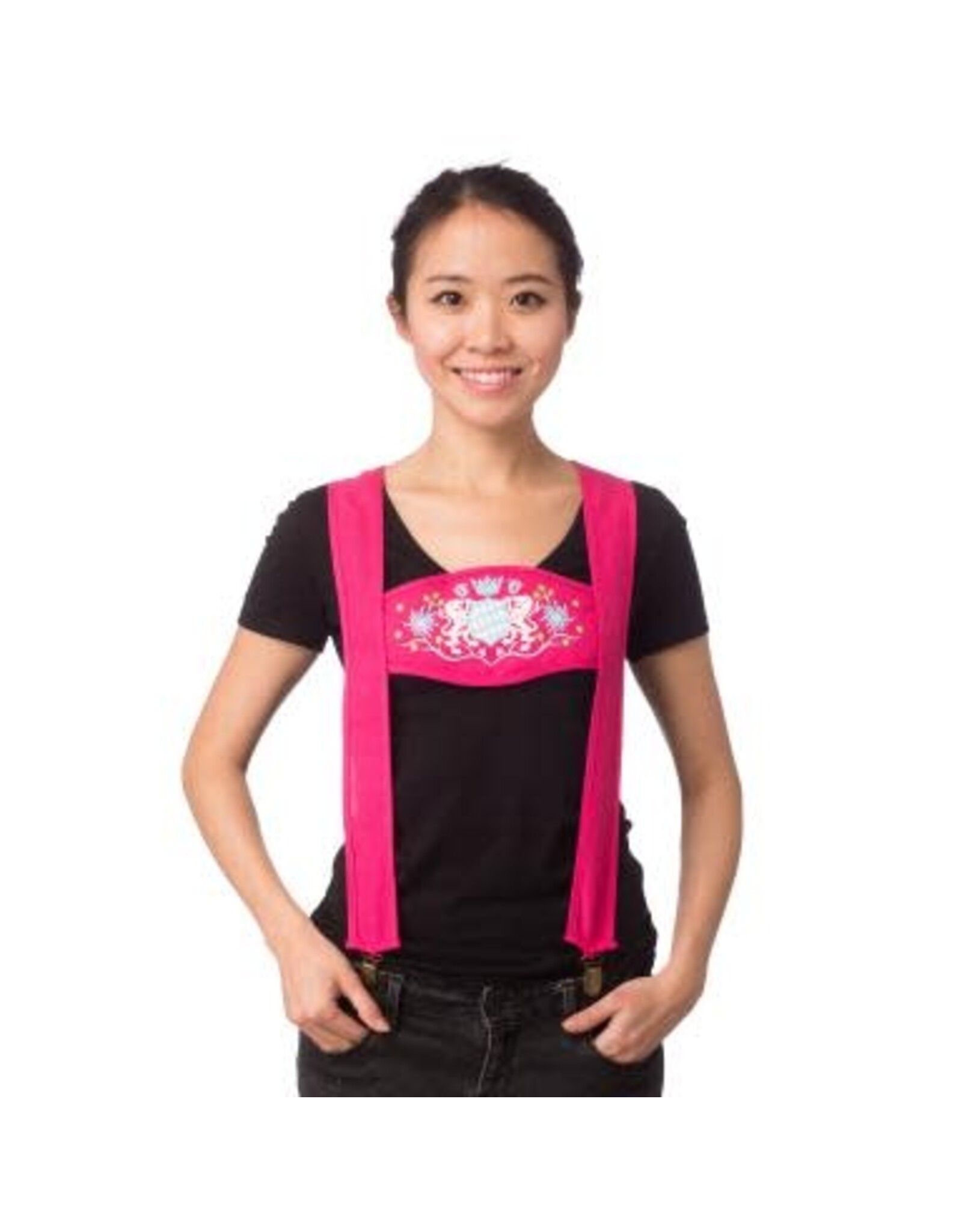 HM Smallwares *Discontinued* Leiderhausen Suspenders  Pink