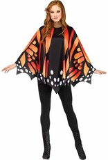 Fun World Butterfly Poncho Orange