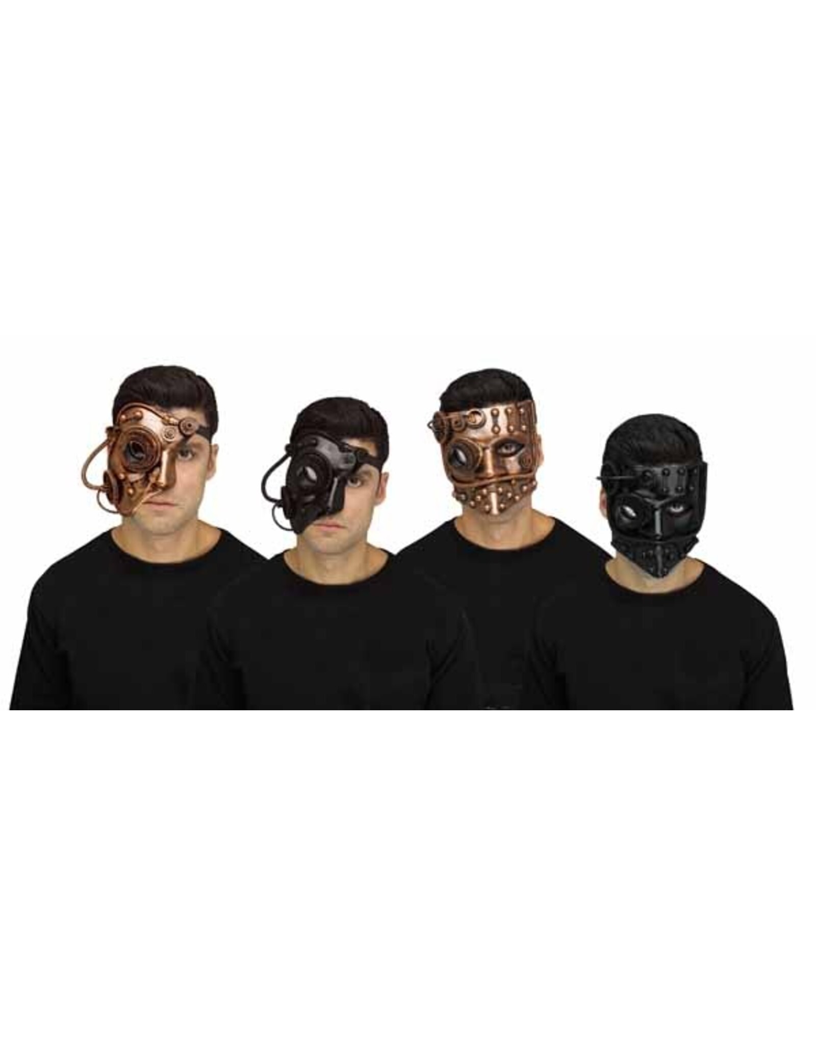 Fun World Cyborg Mask Black