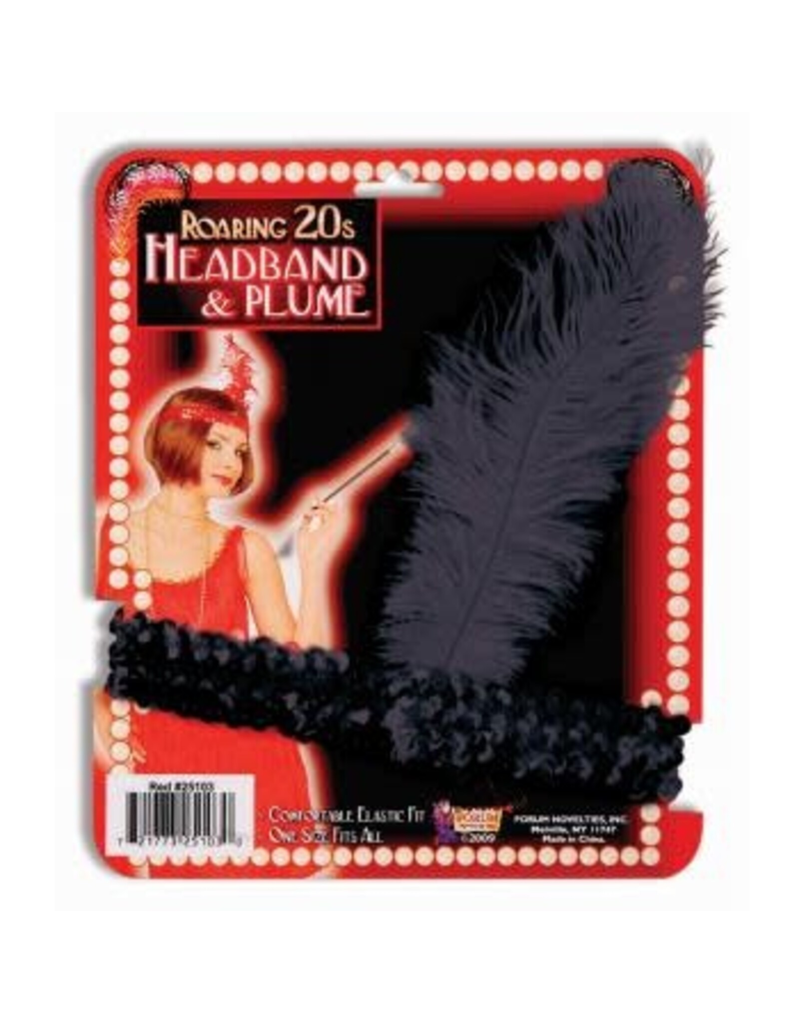 Forum Novelties Inc. Flapper Headband  Black