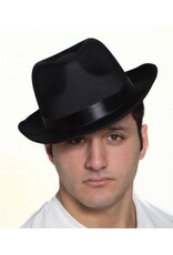 HM Smallwares Gangster Hat Super Solid  Black