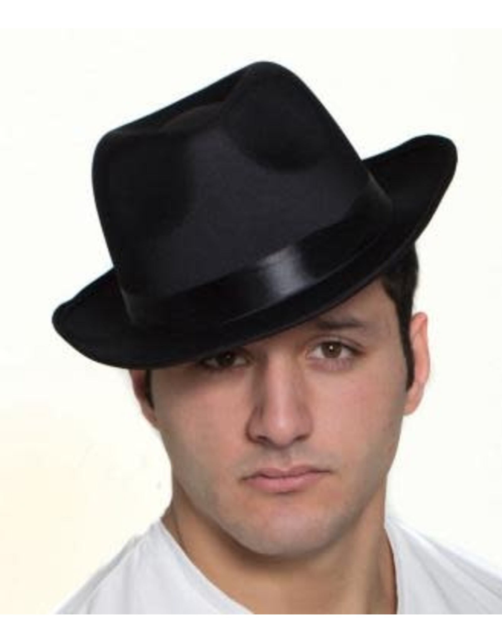 HM Smallwares Gangster Hat Super Solid  Black