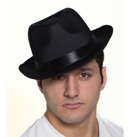 HM Smallwares Gangster Hat Super Solid  Black