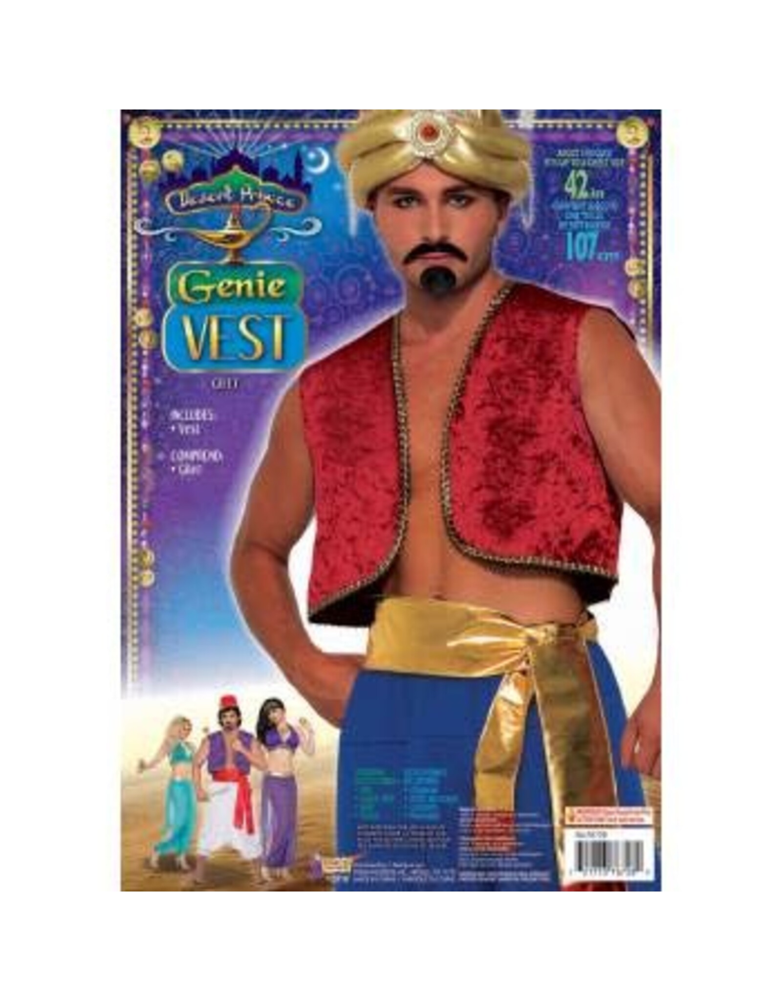 Forum Novelties Inc. Genie Vest  Red