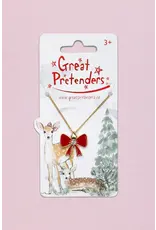Great Pretenders Holiday Bow Necklace