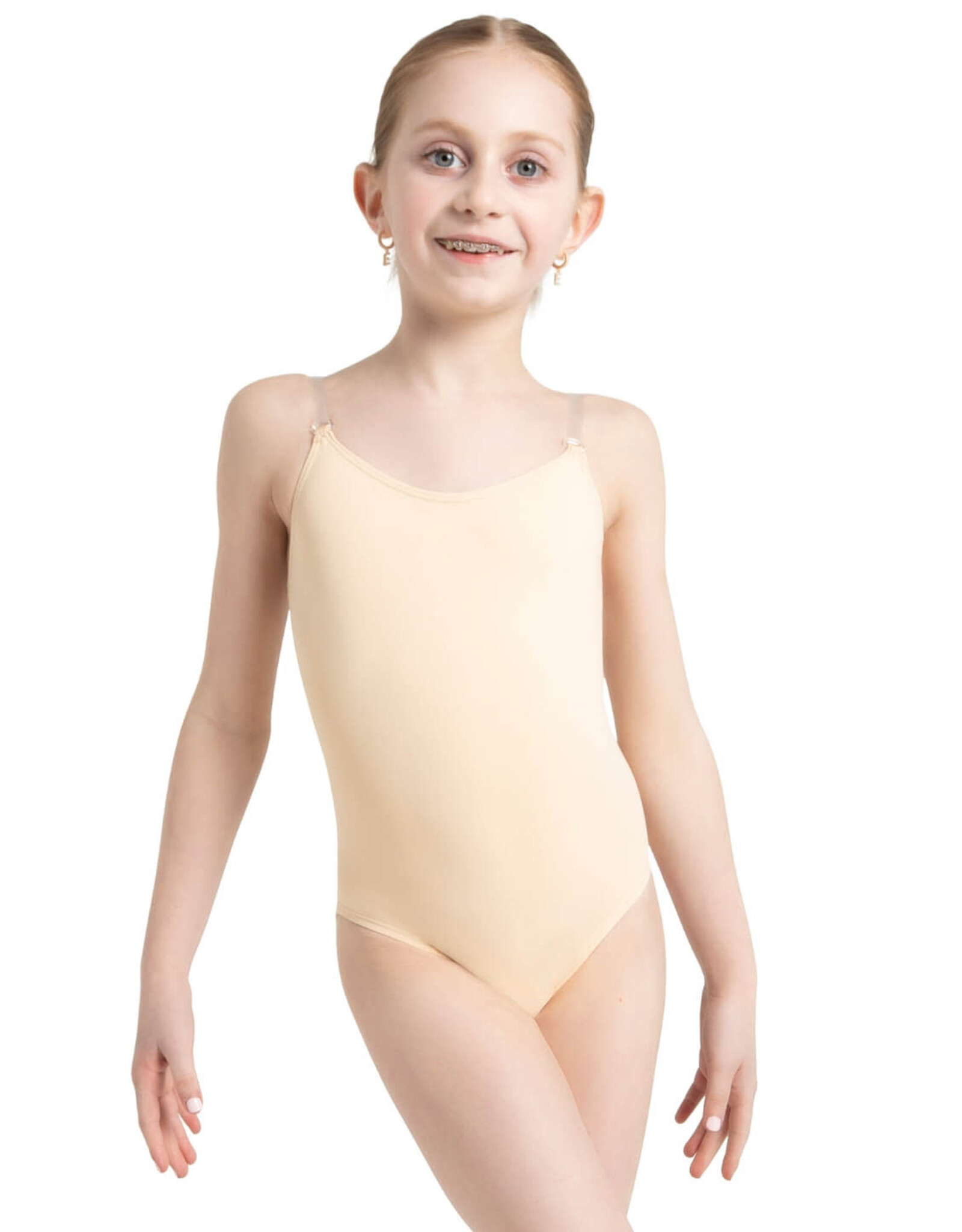 Capezio Children's Camisole Leotard with Clear Transition Straps