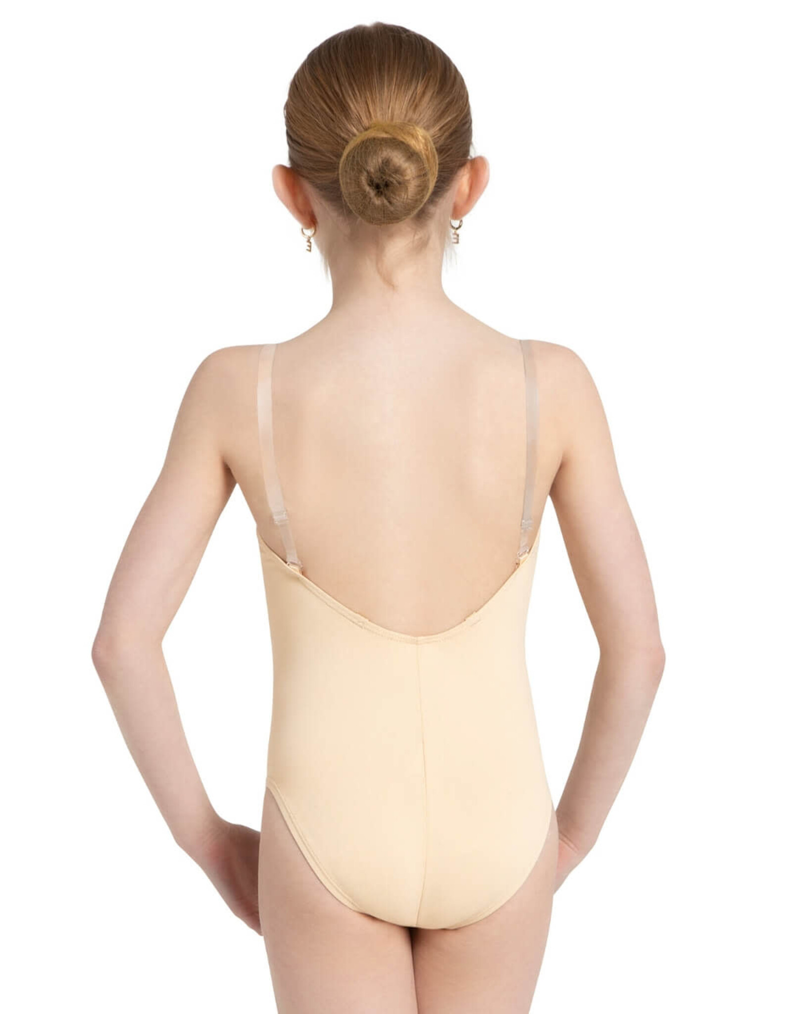 Capezio Children's Camisole Leotard with Clear Transition Straps