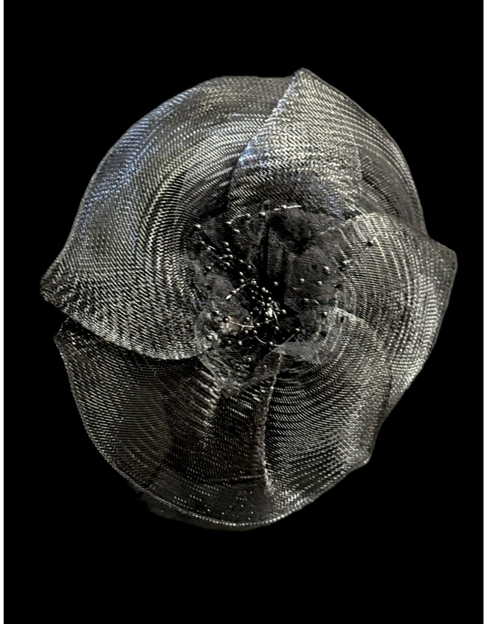 Other Fascinator - Black Net