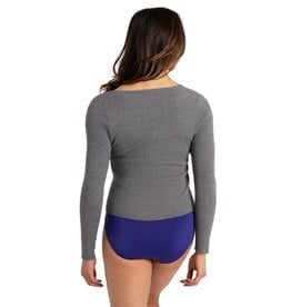 Capezio *Disc* Wellness Wrap Sweater Heather Grey