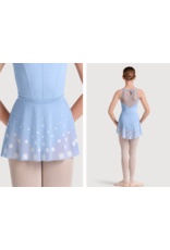Mirella Children's Blue Kaleidoscope Mesh Skirt 6X-7