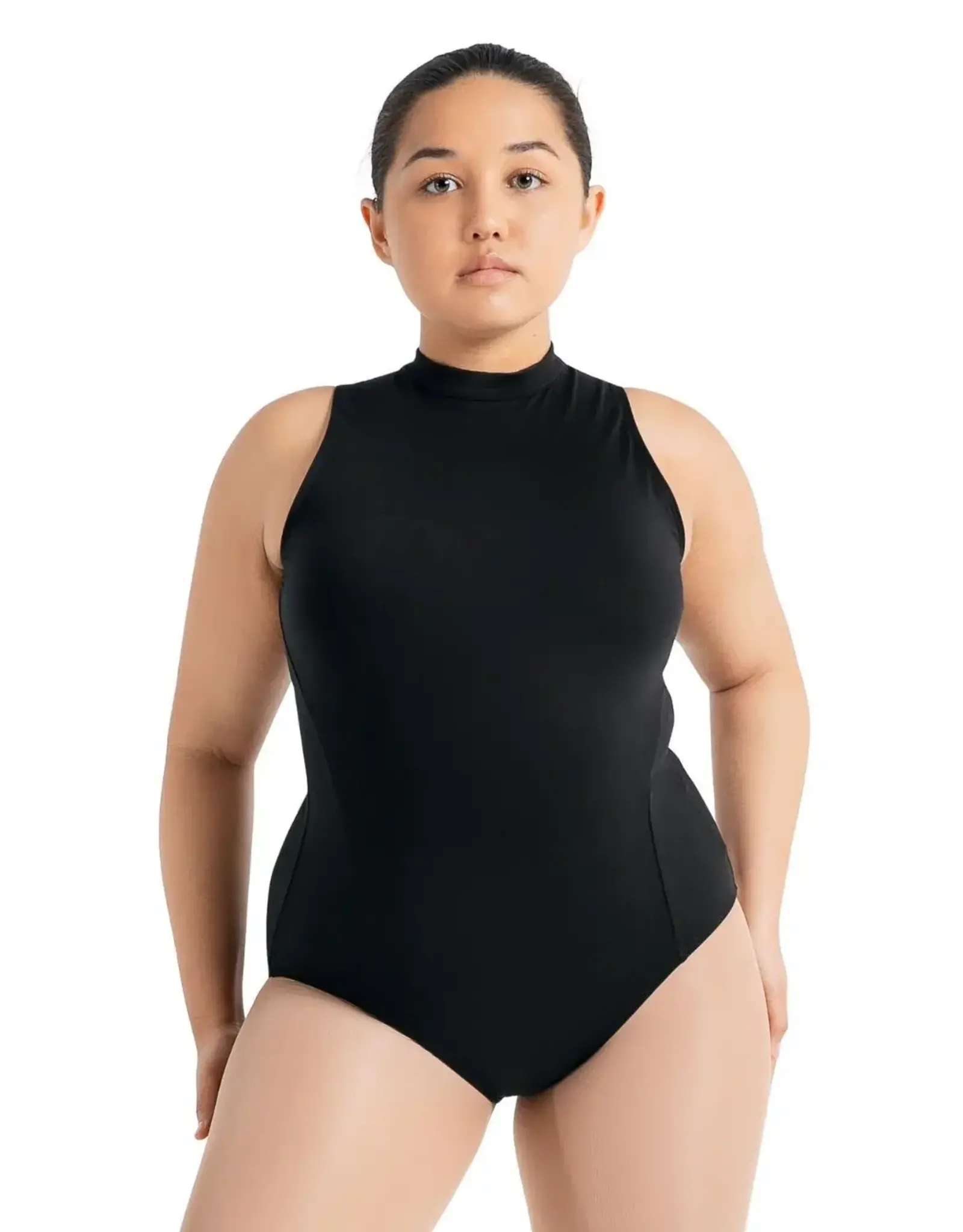Capezio Polo Neck Black Leotard