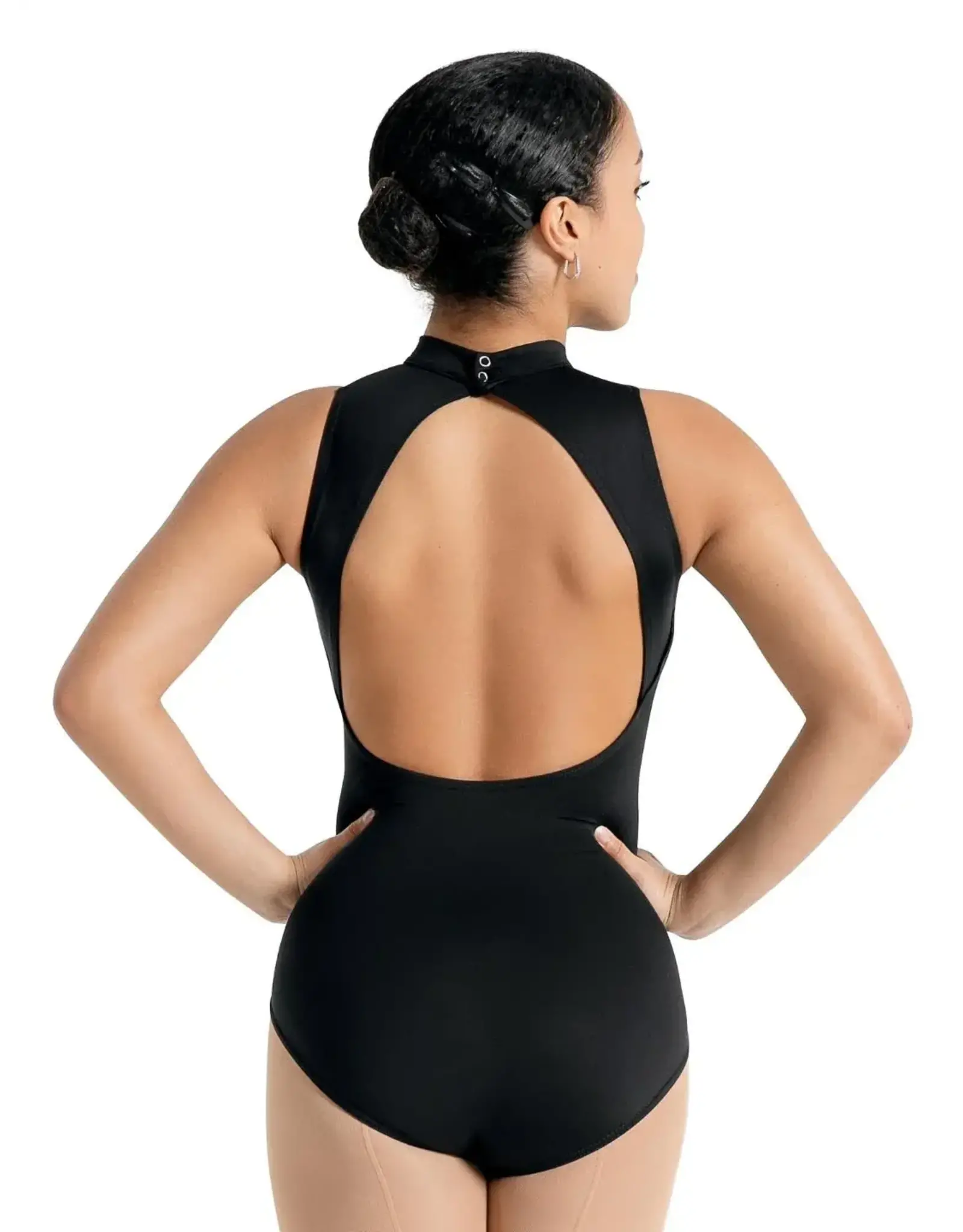 Capezio Polo Neck Black Leotard