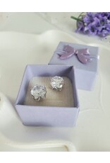 fH2 * CZ earrings 10mm