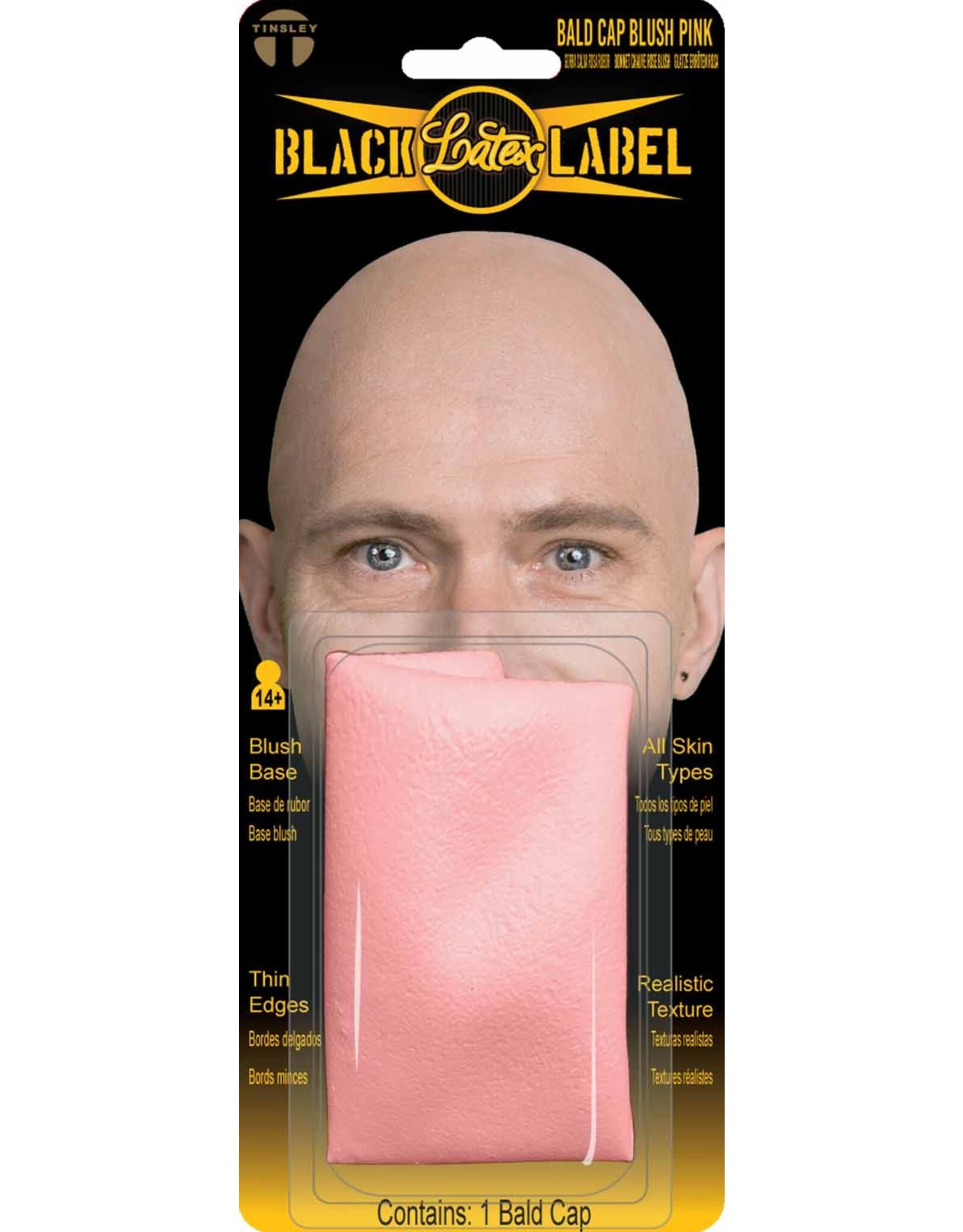 Tinsley Transfers Tinsley Transfer Bald Cap - Blush Pink
