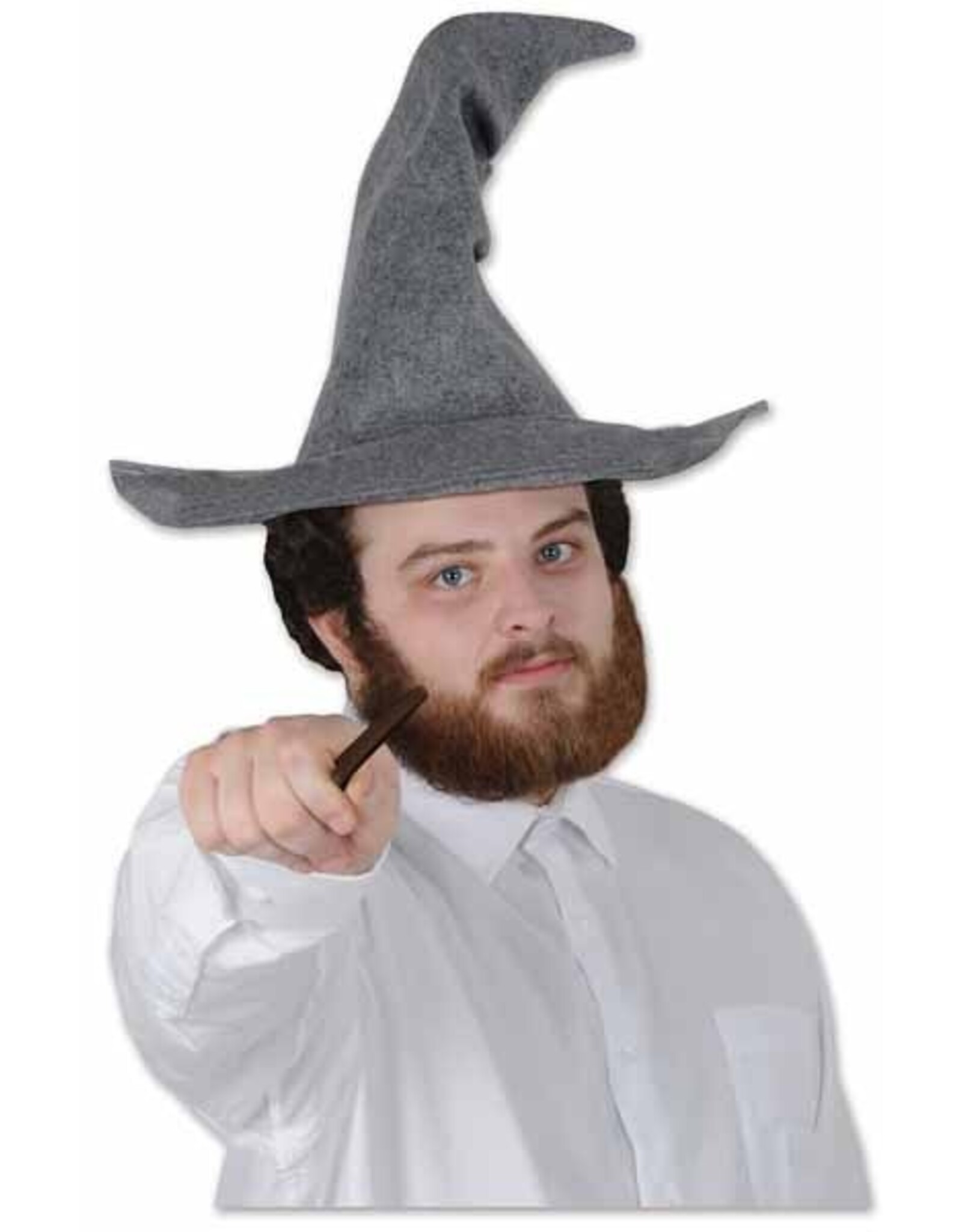 Beistle Wizard Hat - Grey Felt