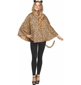 Fun World Leopard Poncho