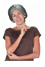 Fun World Granny Wig Grey