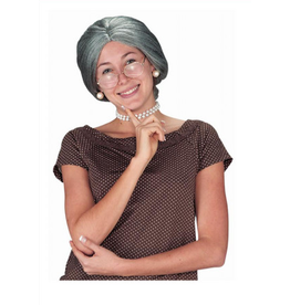 Fun World Granny Wig Grey
