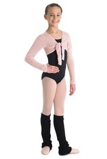 Bloch Children'd Crop Tie Front Top - Pink