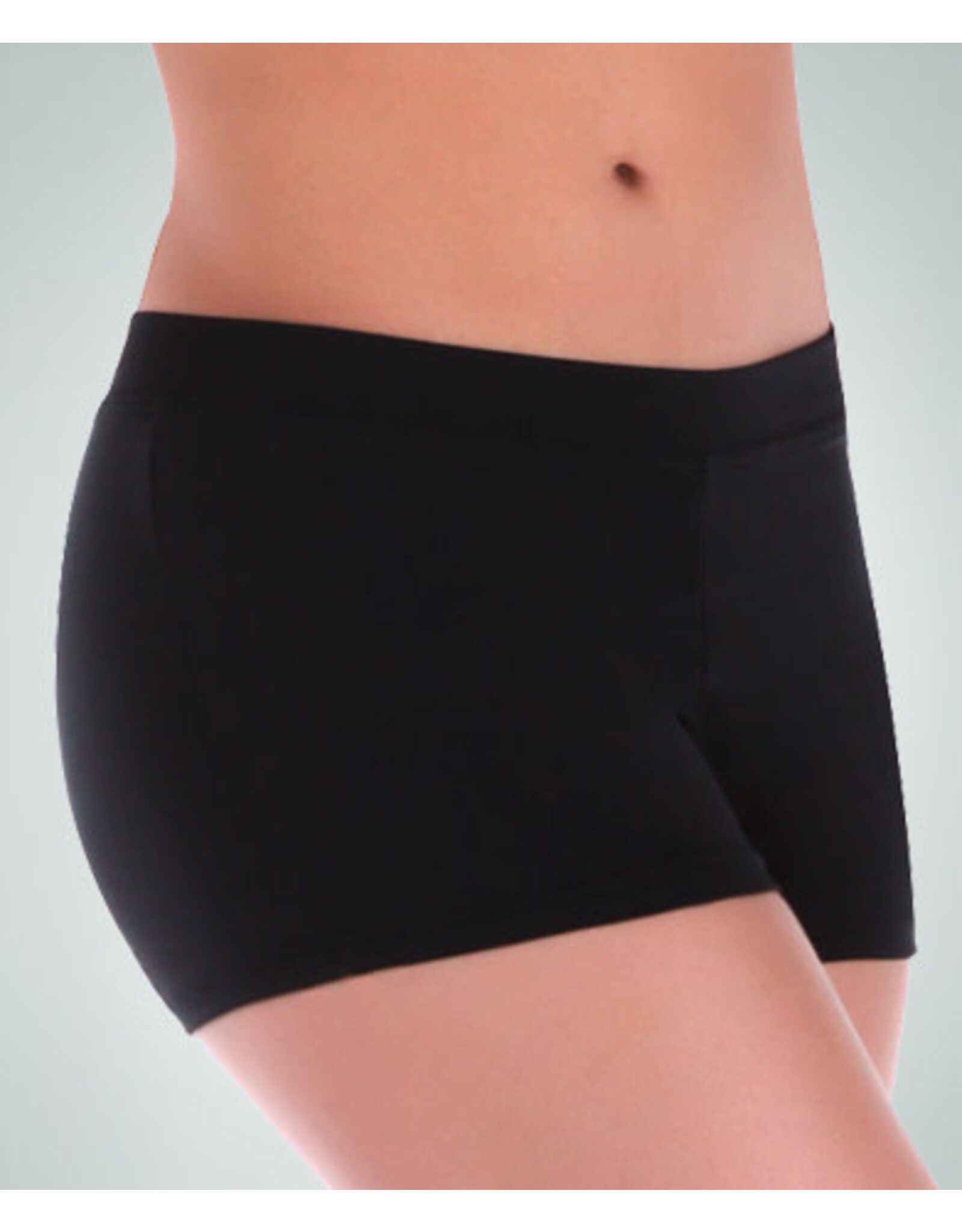 Body Wrappers Children's Boy-Cut Shorts - Black