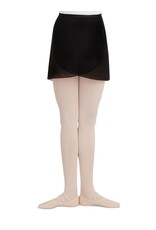 Capezio Elegant Black Georgette Wrap Skirt