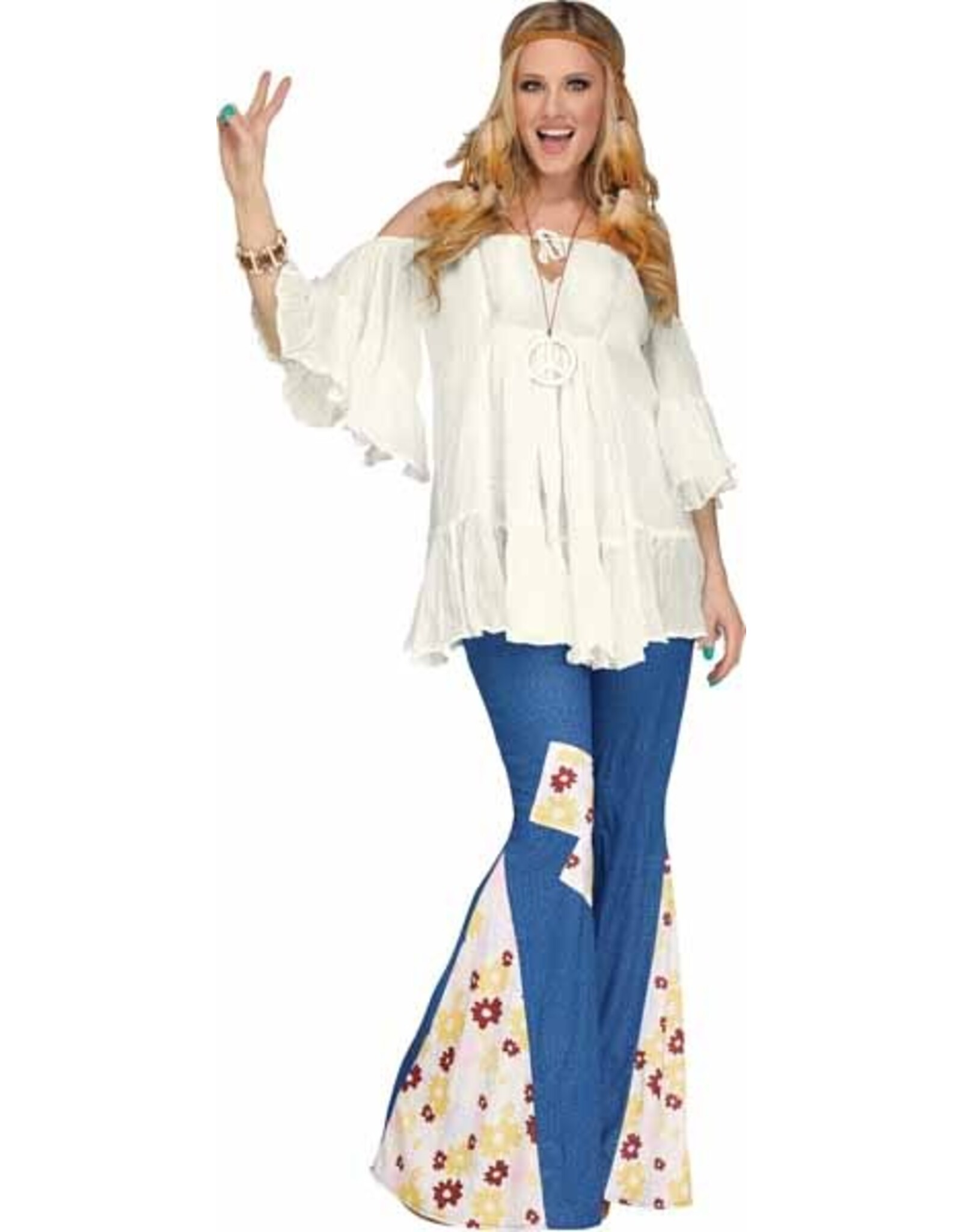 Fun World Groovy 60's Bell Bottom Pants