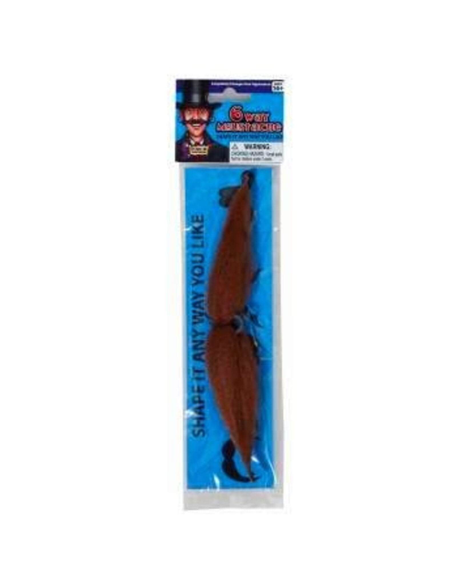 SKS Novelty Six Way Adjustable Moustache