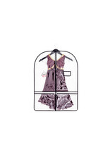 Rac N Roll Half Clear Half Woven Garment Bag