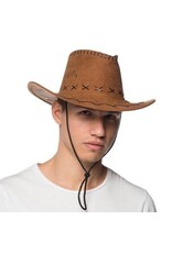 HM Smallwares Cowboy Hat Suede Brown