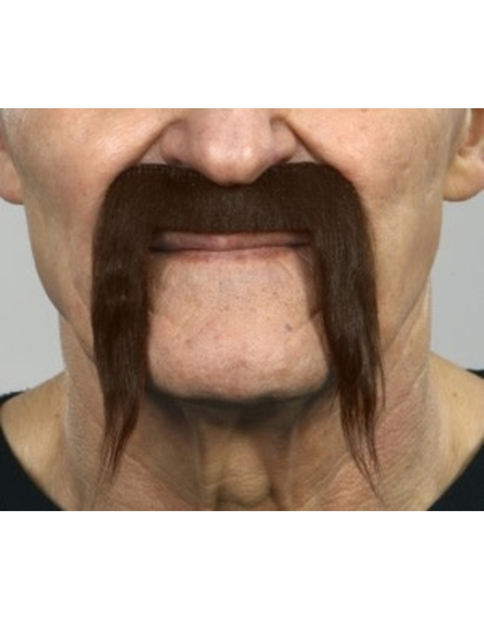 European Moustaches Moustache 10 x 10.5cm Dark Brown