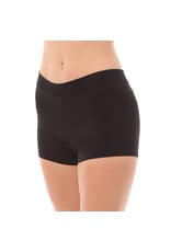 Body Wrappers Boy-Cut Black Shorts
