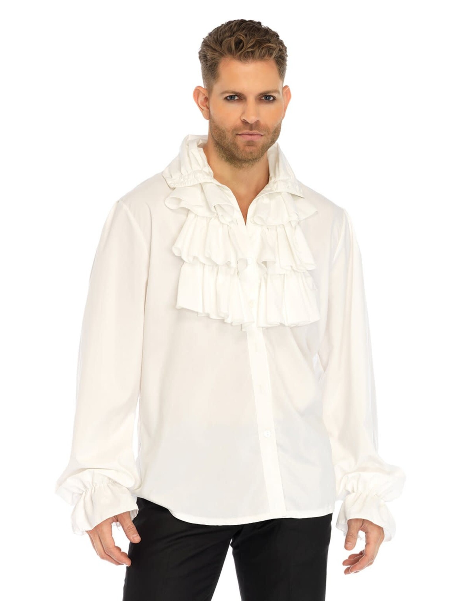 Leg Avenue Ruffle Front Shirt