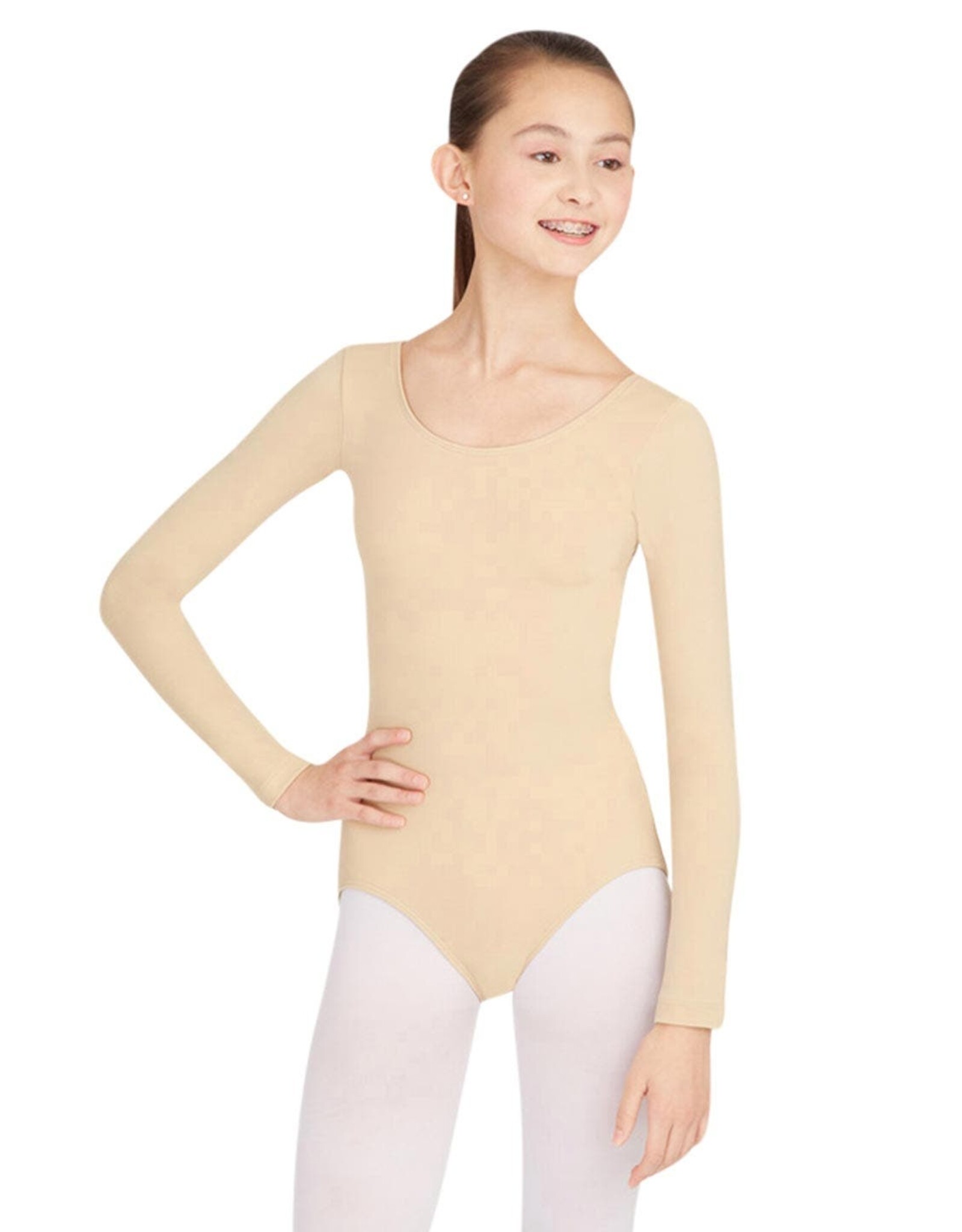 Capezio Capezio Long Sleeve Leotard - Nude