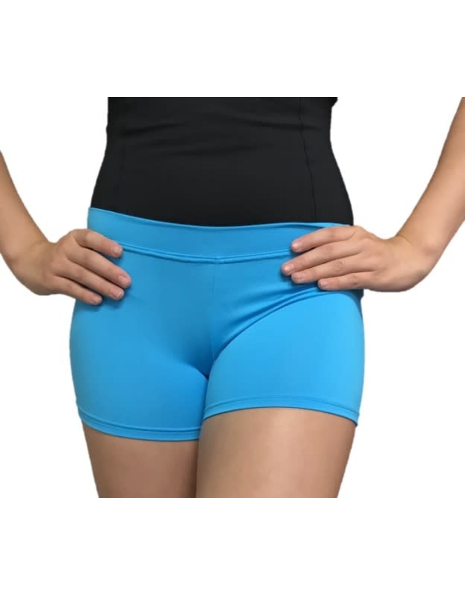 Body Wrappers Children's Boy-Cut Shorts - Turquoise