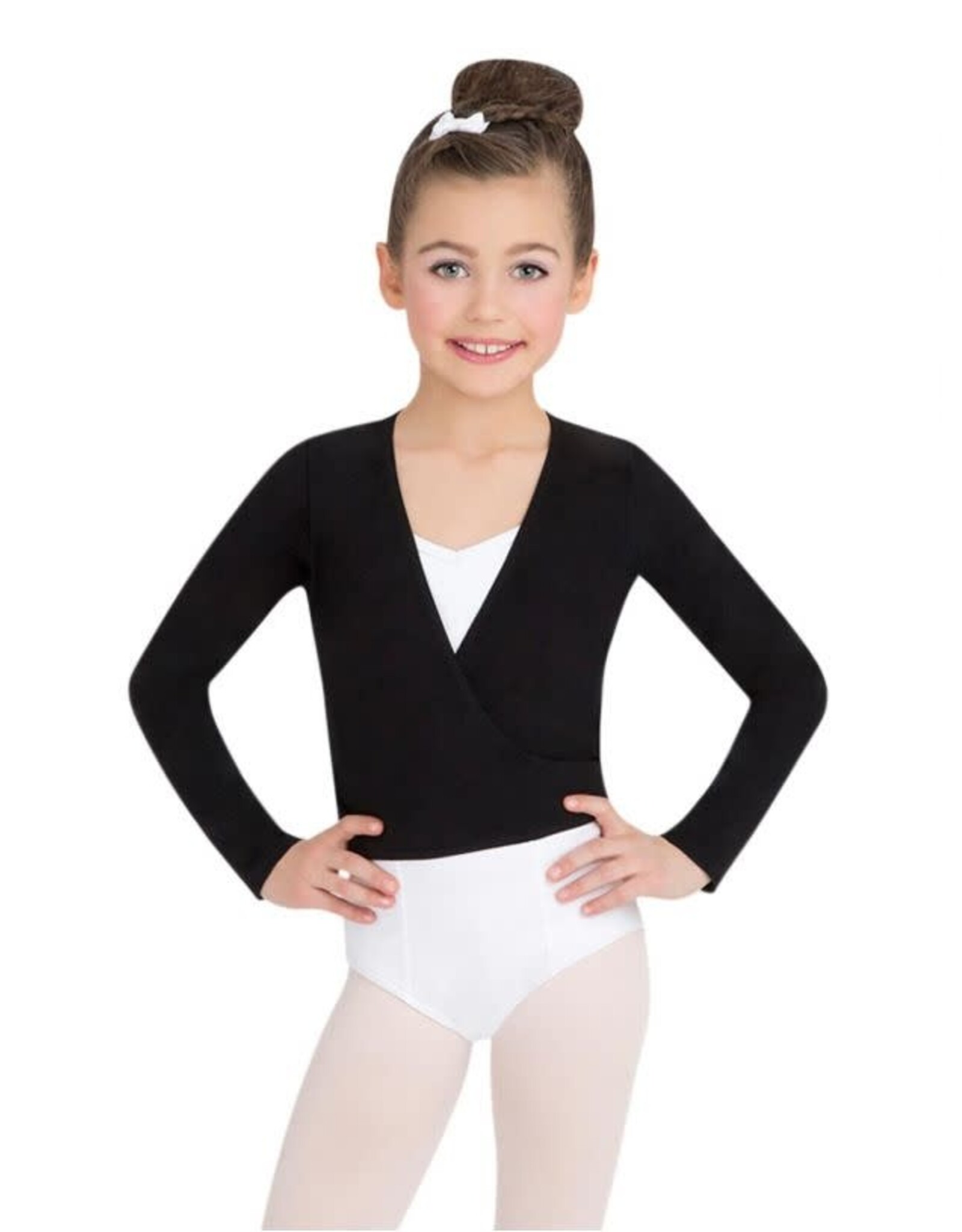 Capezio Children's Wrap Top - Black