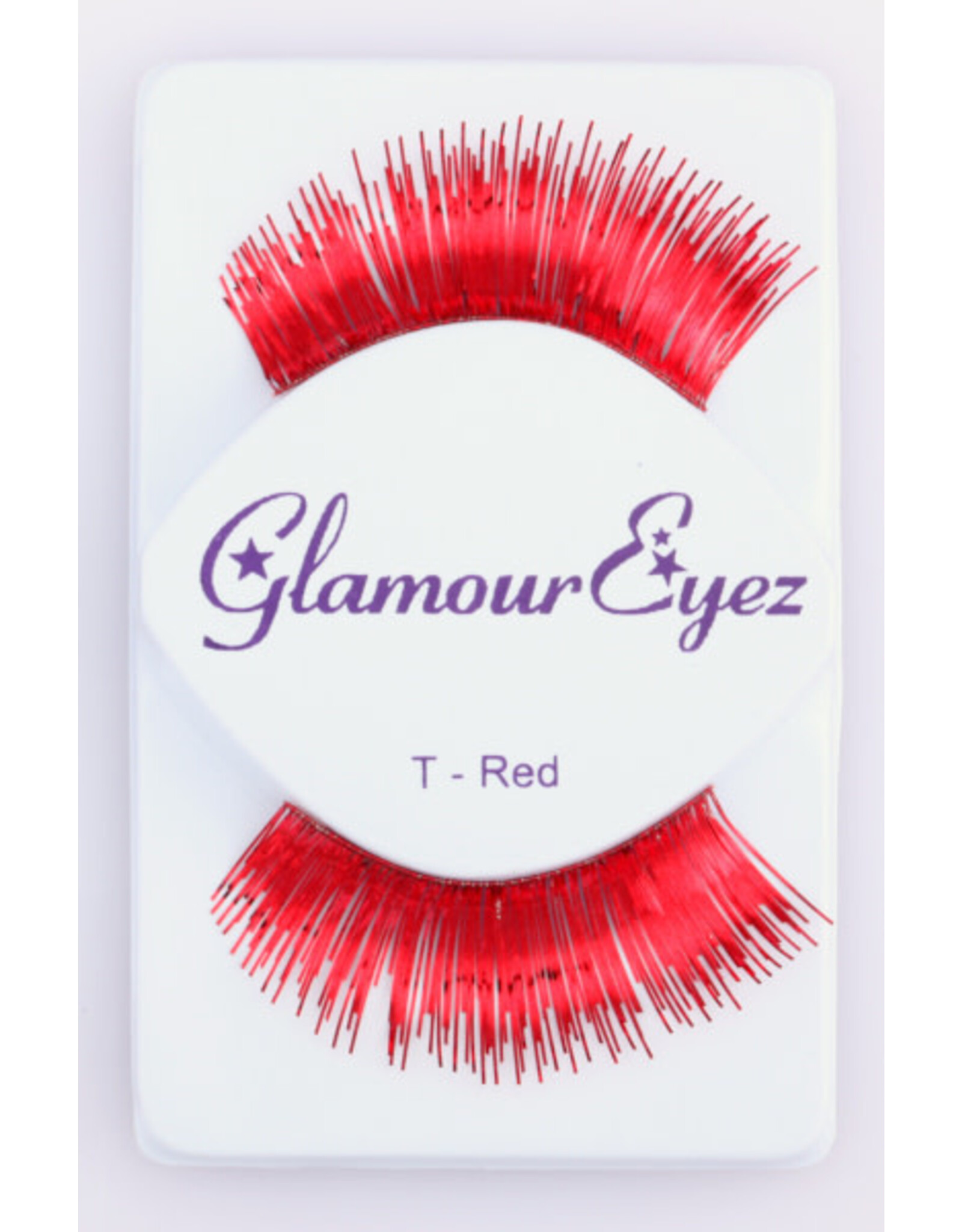 Glamour Eyez Tinsel Red Lashes