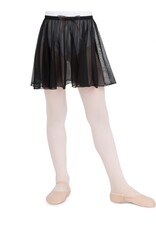 Capezio Circular Black Pull On Skirt