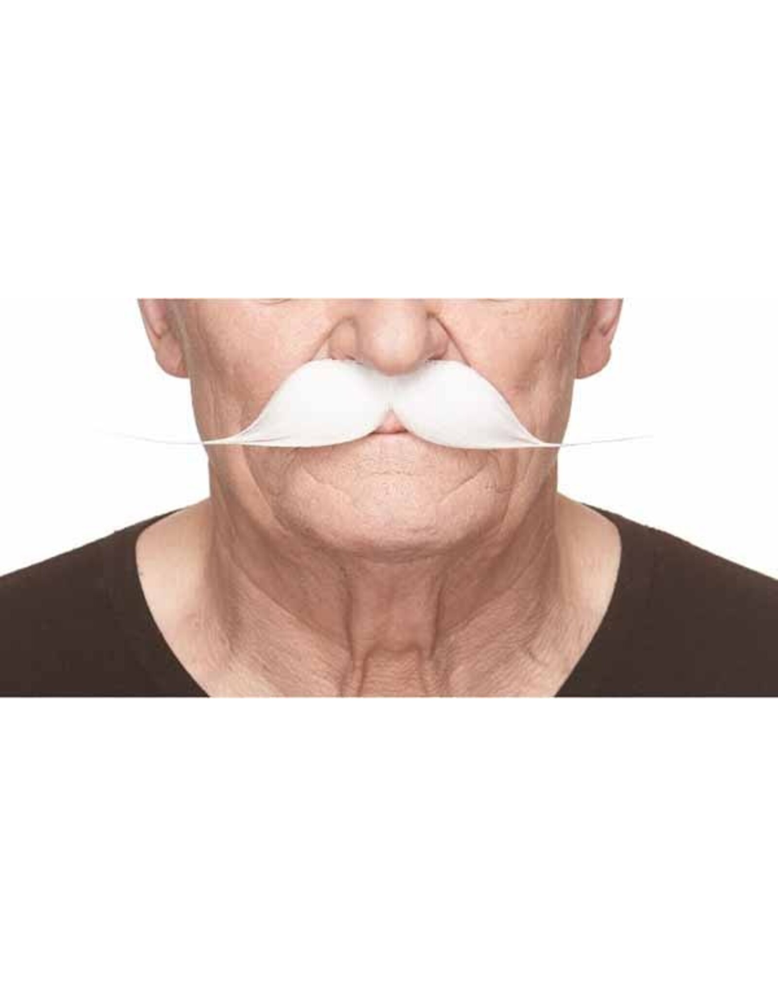 European Moustaches Moustache White 25 CM X 6 CM