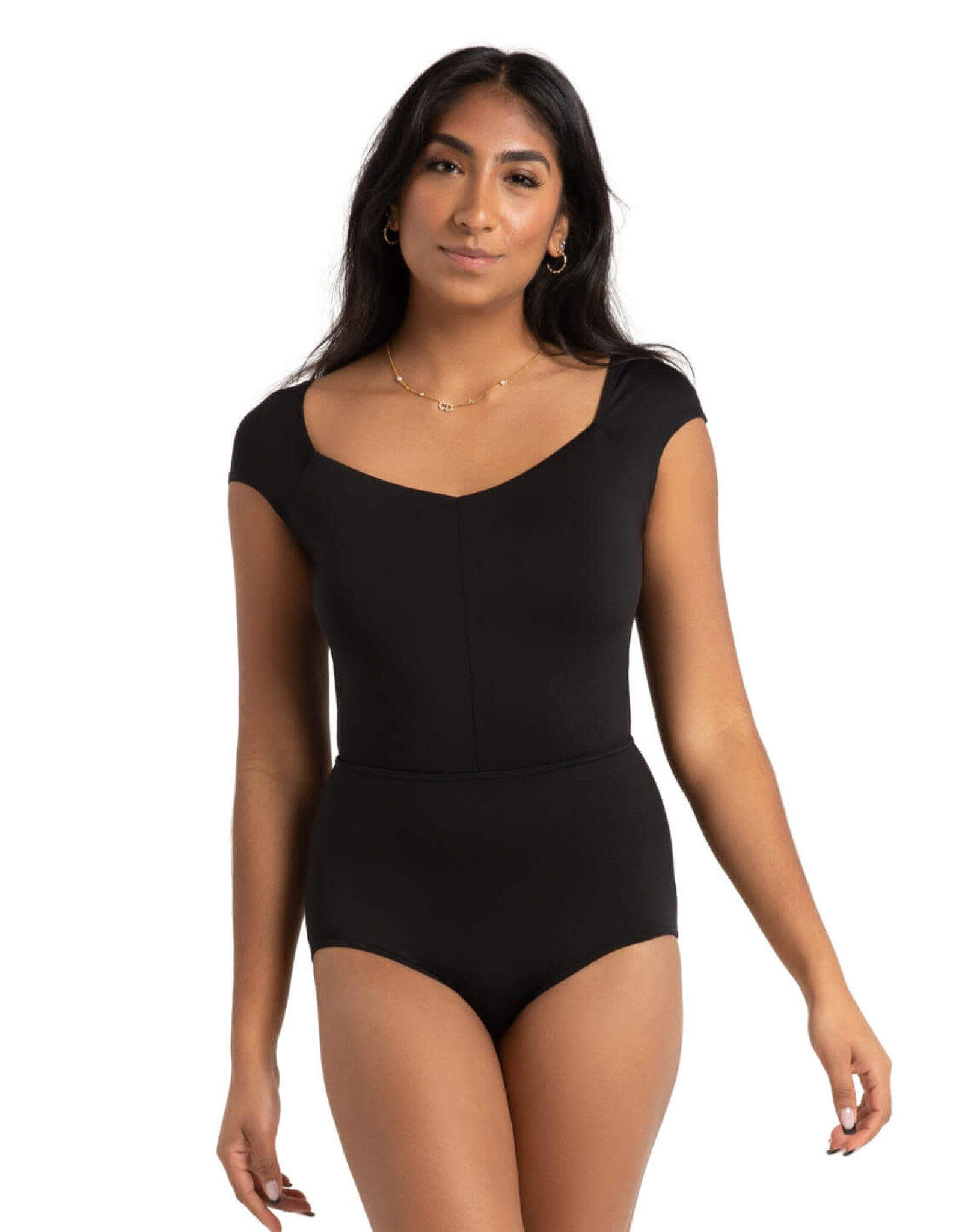 Capezio *Disc* Jolie Cap Sleeve Leotard Black