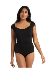 Capezio *Disc* Jolie Cap Sleeve Leotard Black