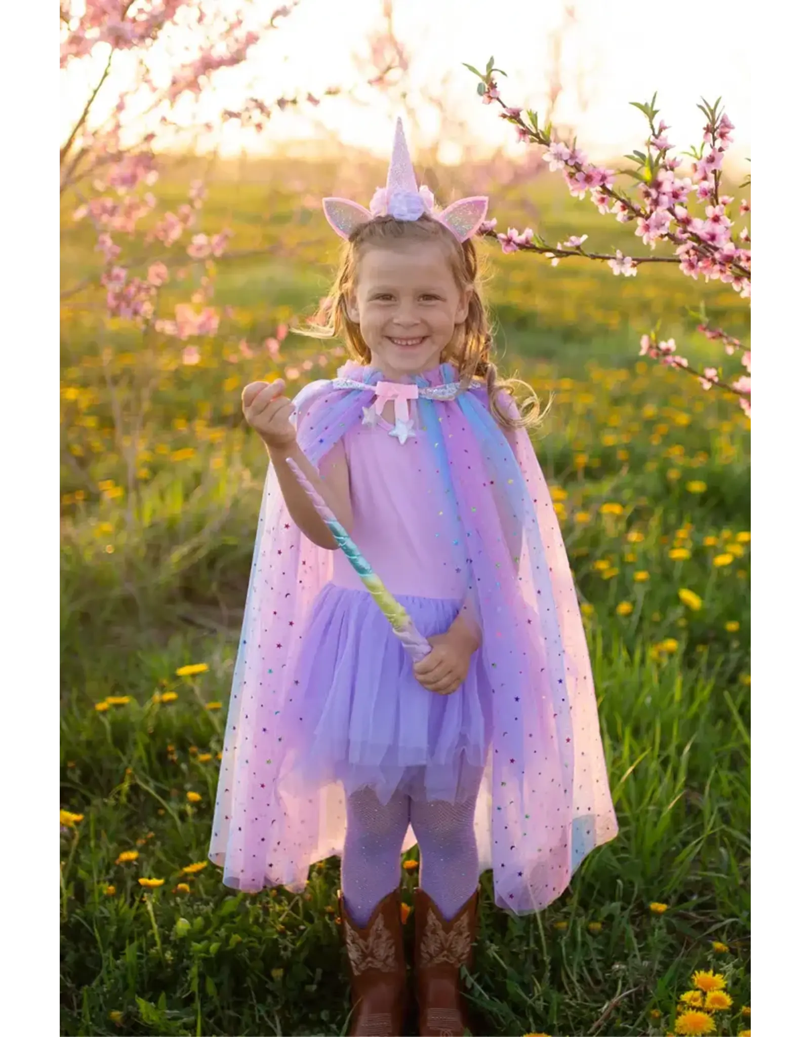 Great Pretenders Rainbow Unicorn Cape and Headband