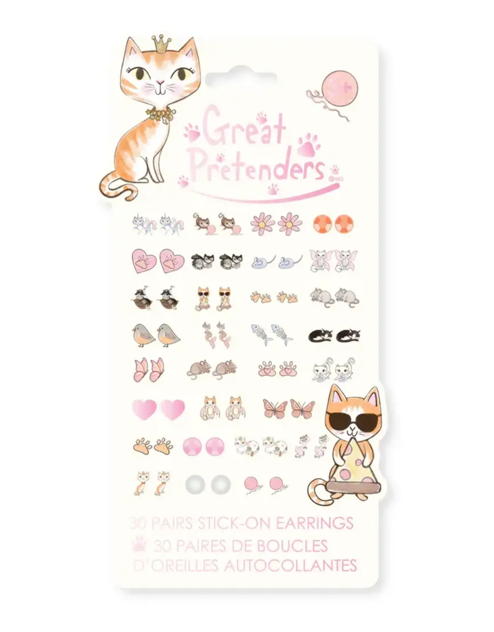 Great Pretenders Paw-some Stick On Earrings